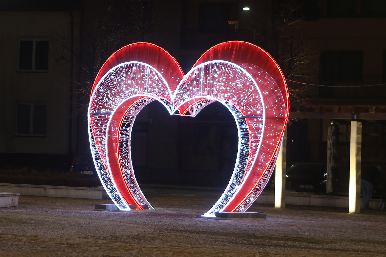 Walentynkowa figura serca 3D dla UGiM Koziegłowy