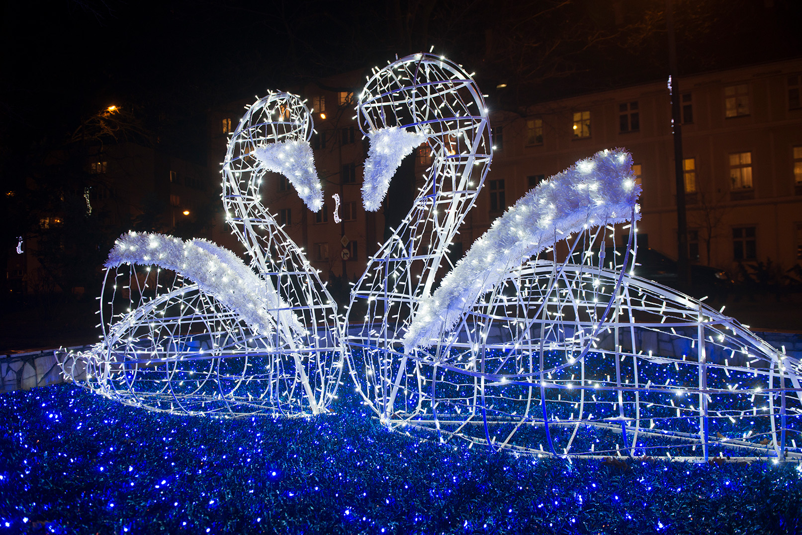Świąteczna dekoracja świetlna dla UM Oława